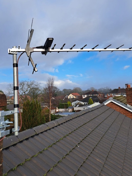 Aerial fault finding and repair service across Central Scotland
